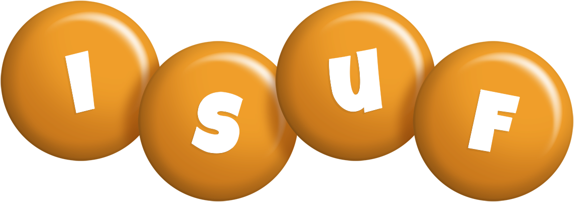 Isuf candy-orange logo