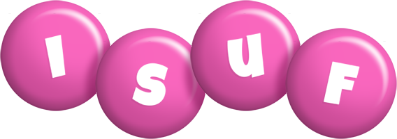 Isuf candy-pink logo