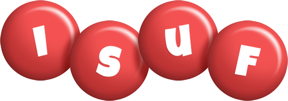 Isuf candy-red logo