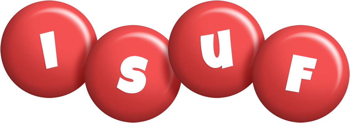 Isuf candy-red logo