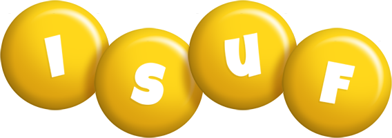 Isuf candy-yellow logo