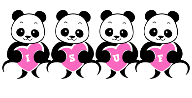 Isuf love-panda logo