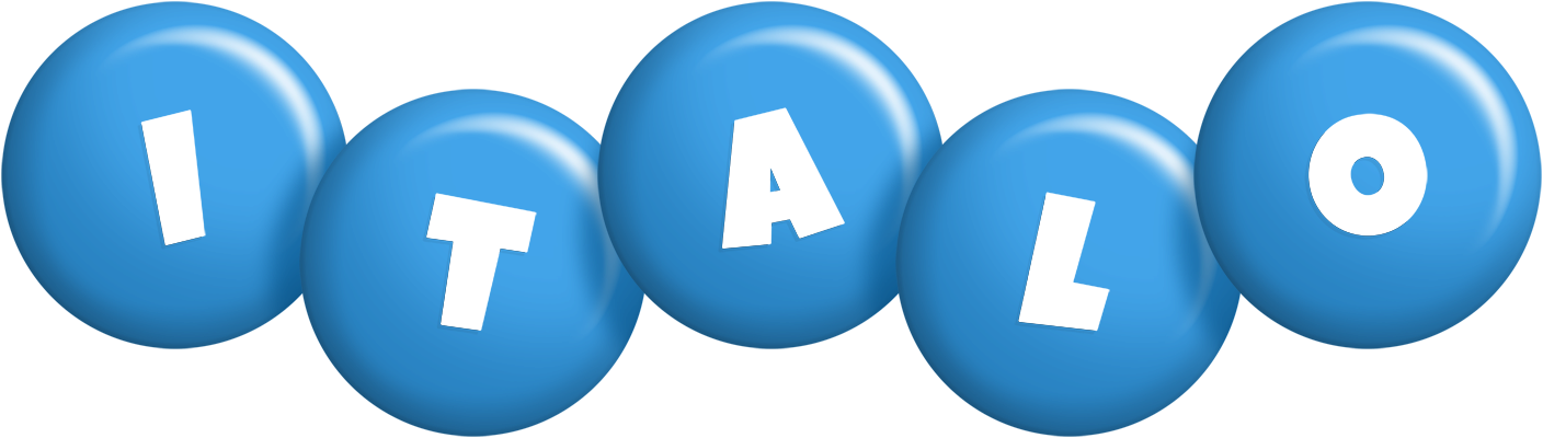 Italo candy-blue logo