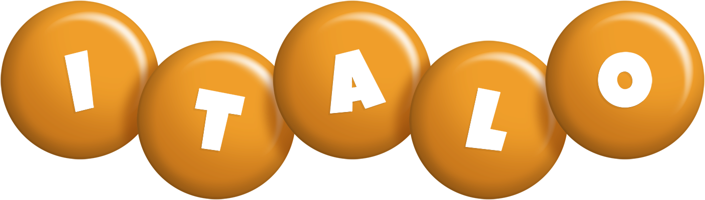 Italo candy-orange logo