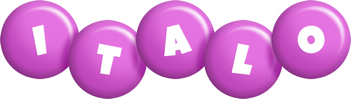Italo candy-purple logo