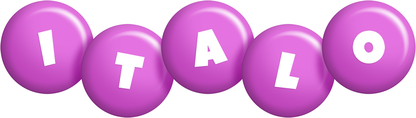 Italo candy-purple logo