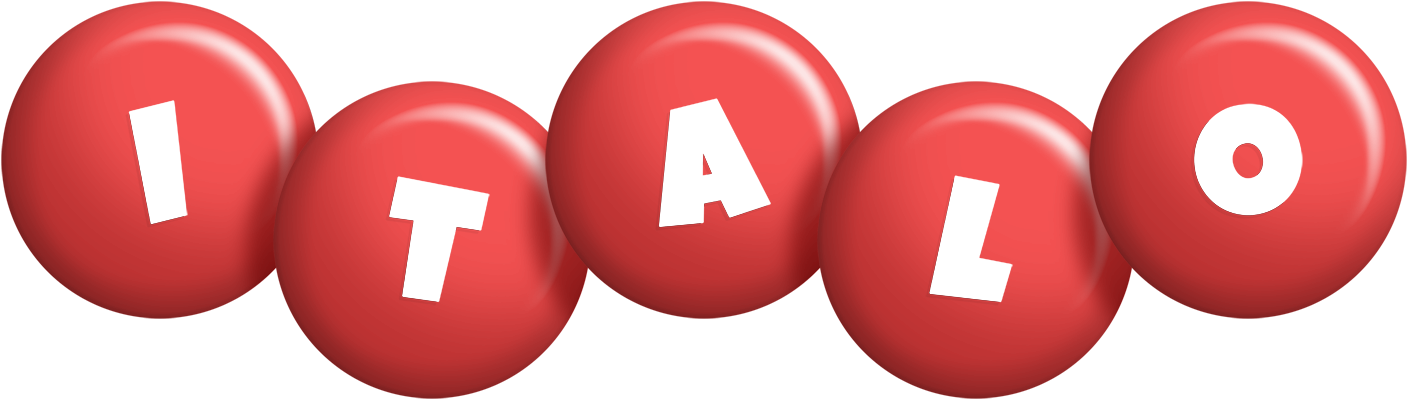 Italo candy-red logo
