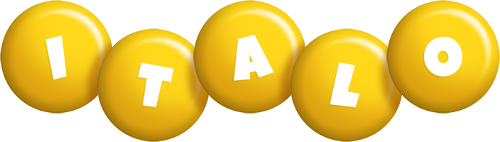 Italo candy-yellow logo