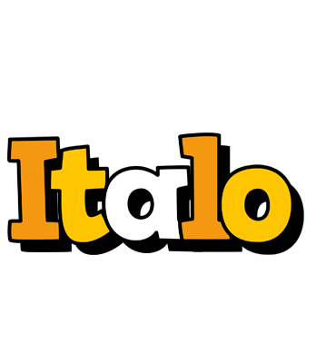Italo cartoon logo