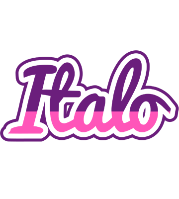 Italo cheerful logo