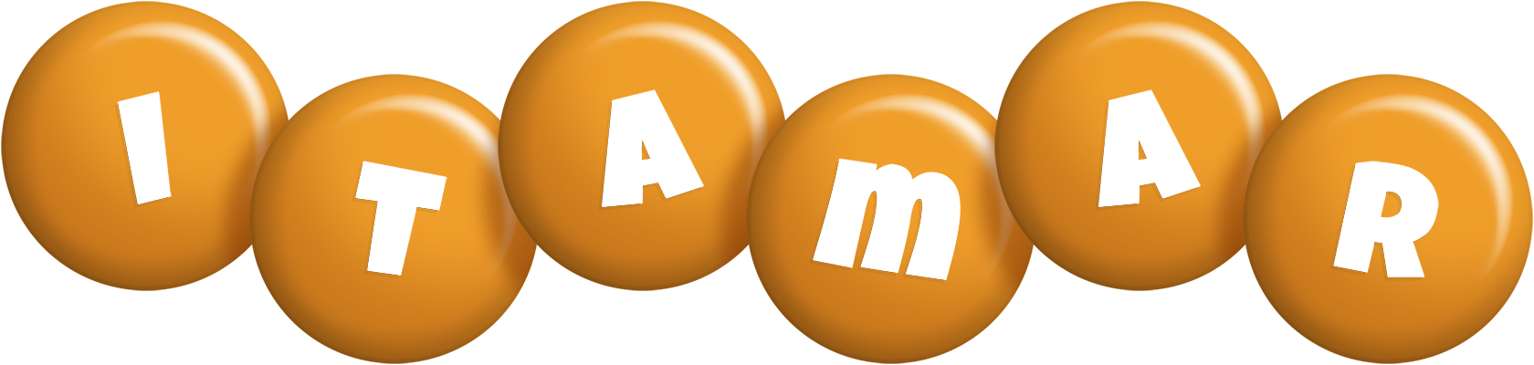 Itamar candy-orange logo