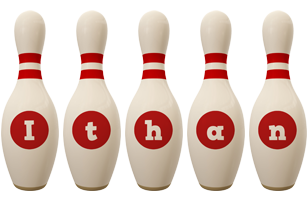 Ithan bowling-pin logo