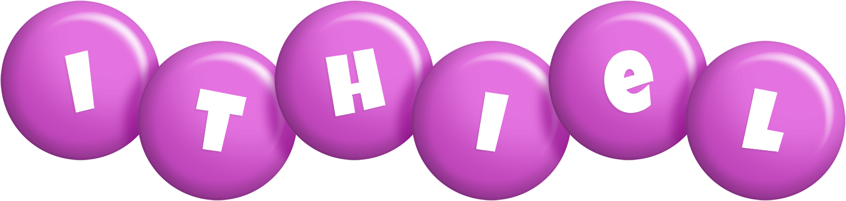 Ithiel candy-purple logo