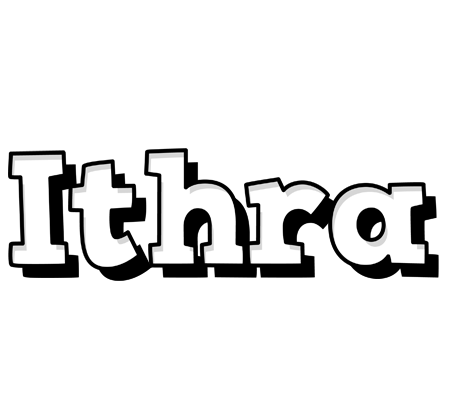 Ithra snowing logo