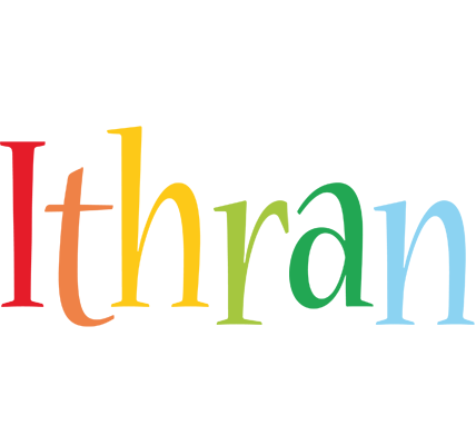 Ithran birthday logo