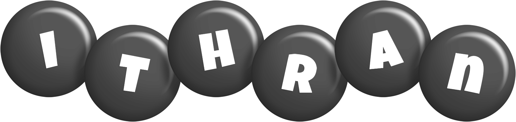 Ithran candy-black logo