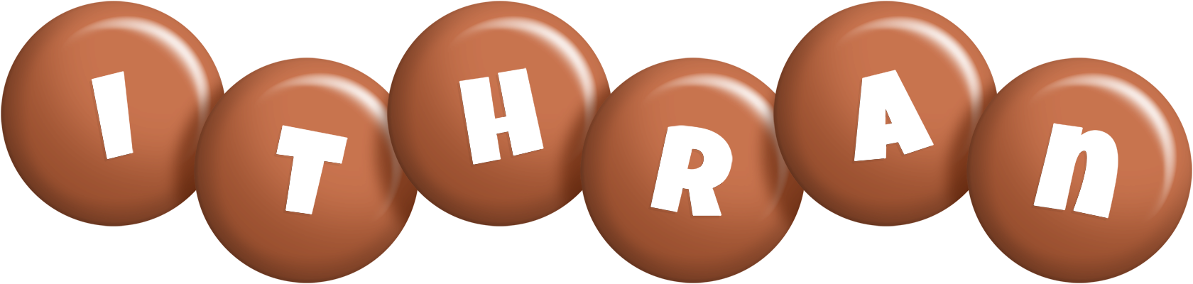 Ithran candy-brown logo