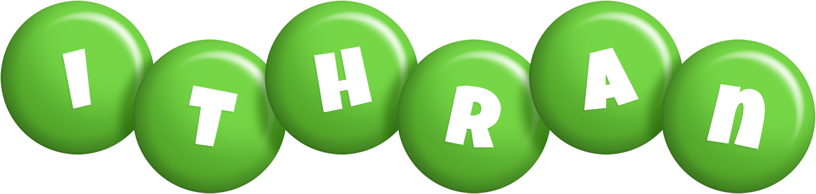 Ithran candy-green logo