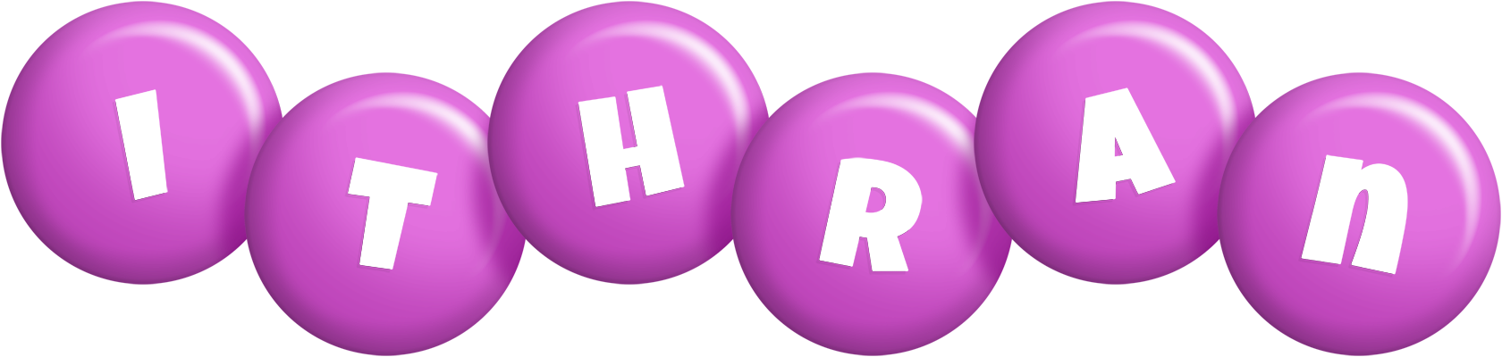 Ithran candy-purple logo
