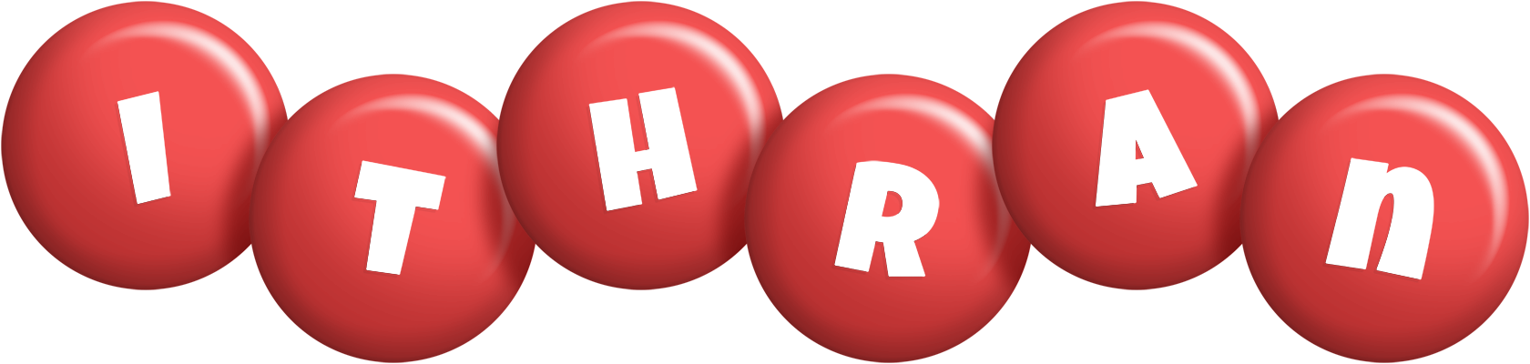 Ithran candy-red logo