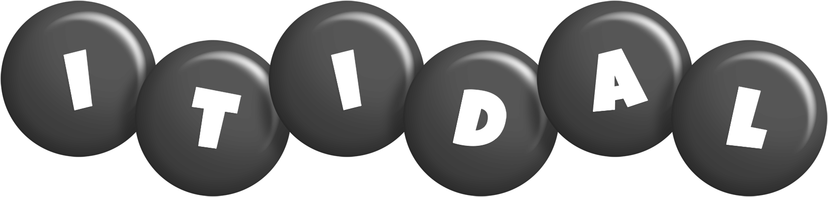 Itidal candy-black logo