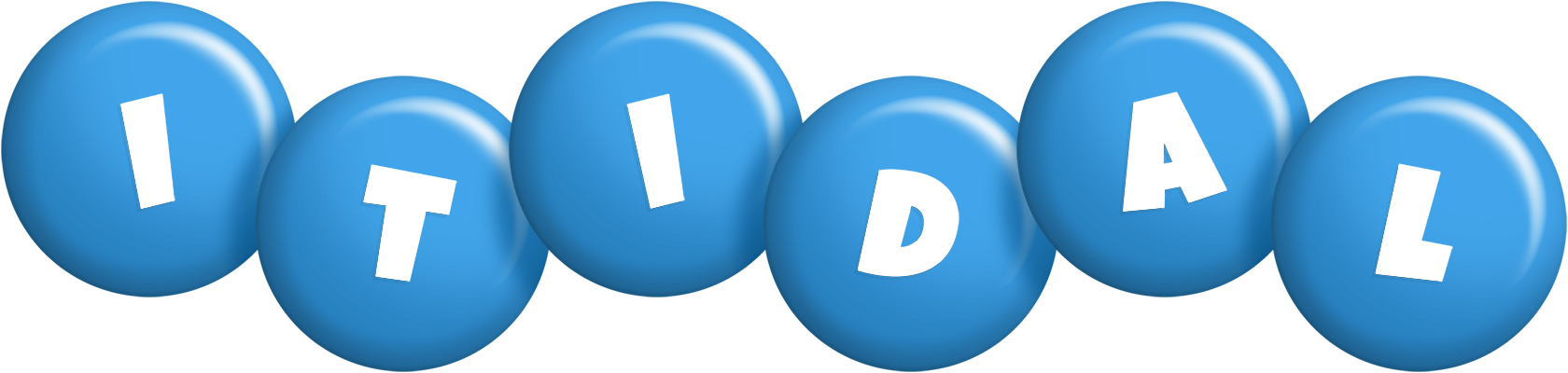 Itidal candy-blue logo