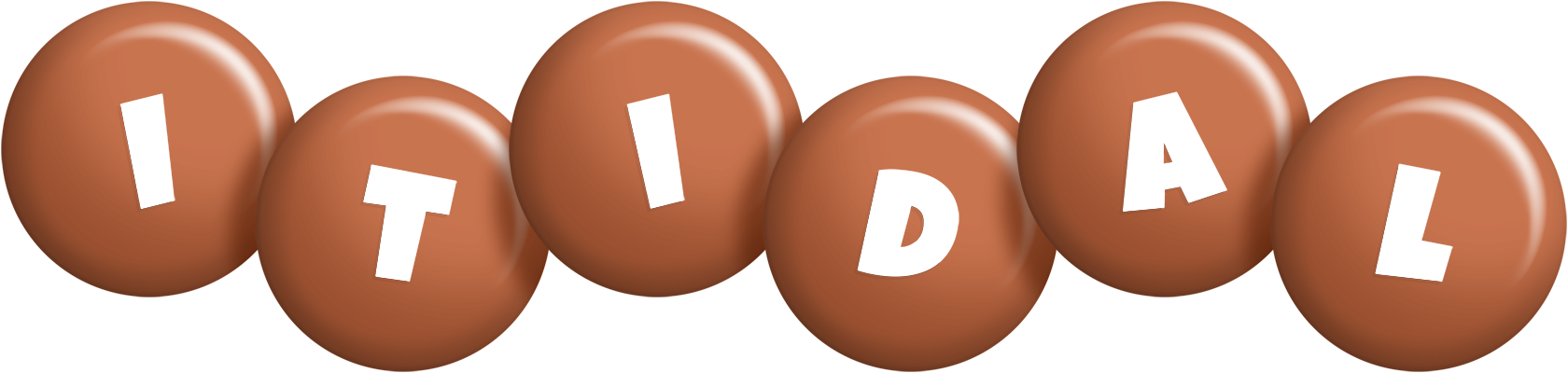Itidal candy-brown logo