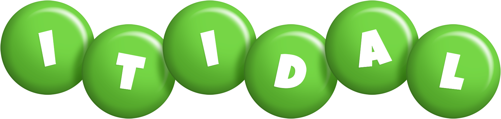 Itidal candy-green logo