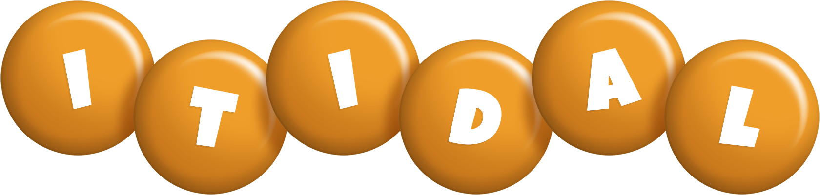 Itidal candy-orange logo