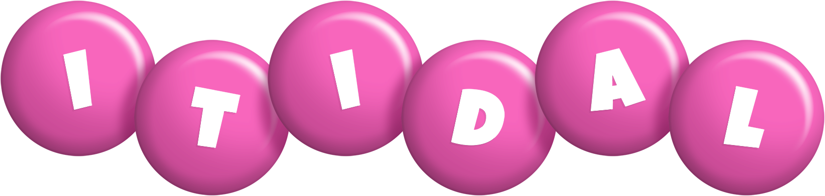 Itidal candy-pink logo