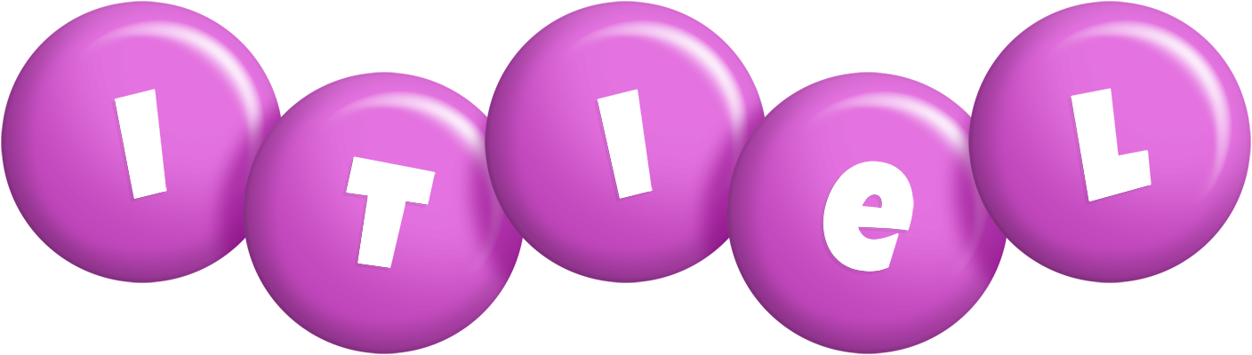 Itiel candy-purple logo