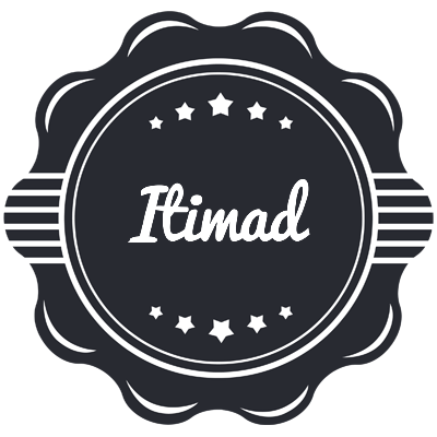 Itimad badge logo