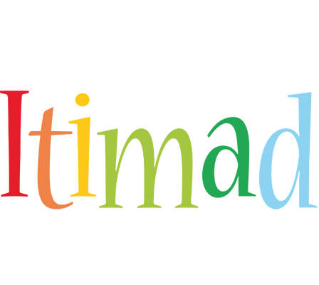 Itimad birthday logo