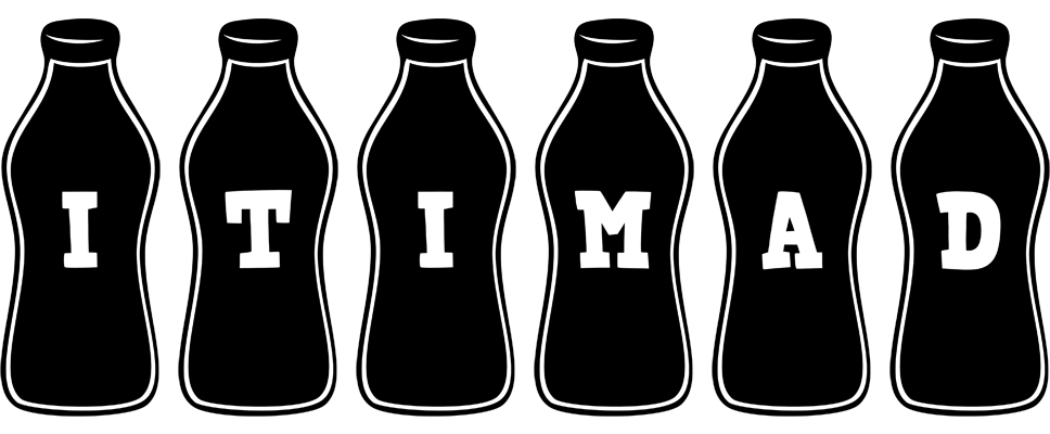 Itimad bottle logo