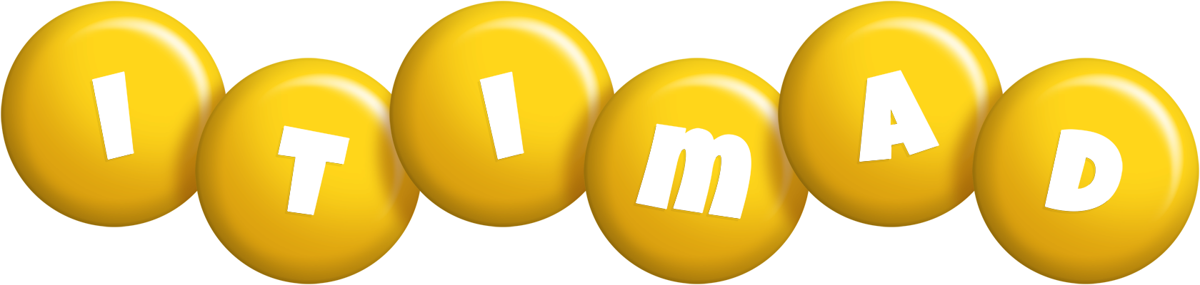 Itimad candy-yellow logo