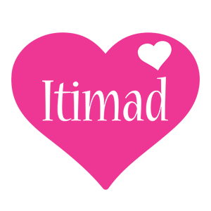 Itimad love-heart logo