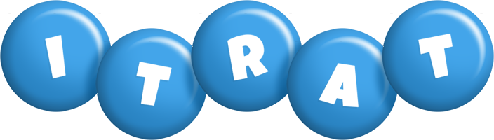 Itrat candy-blue logo