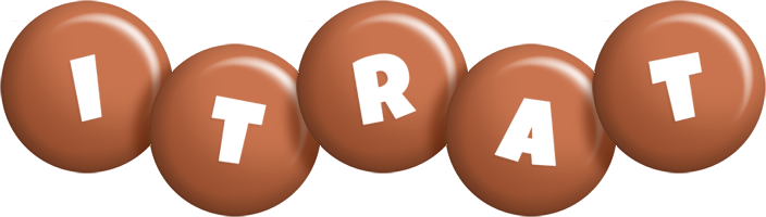 Itrat candy-brown logo