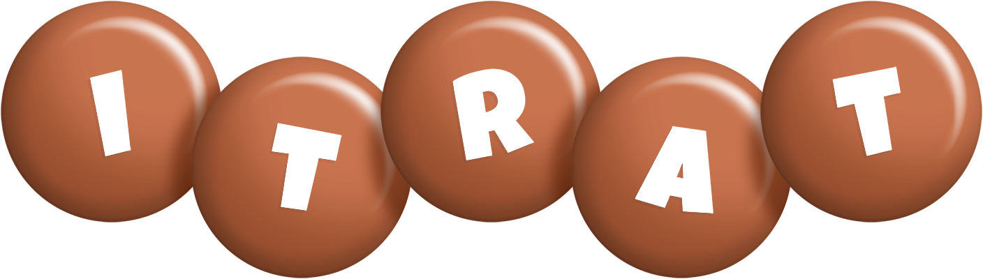 Itrat candy-brown logo