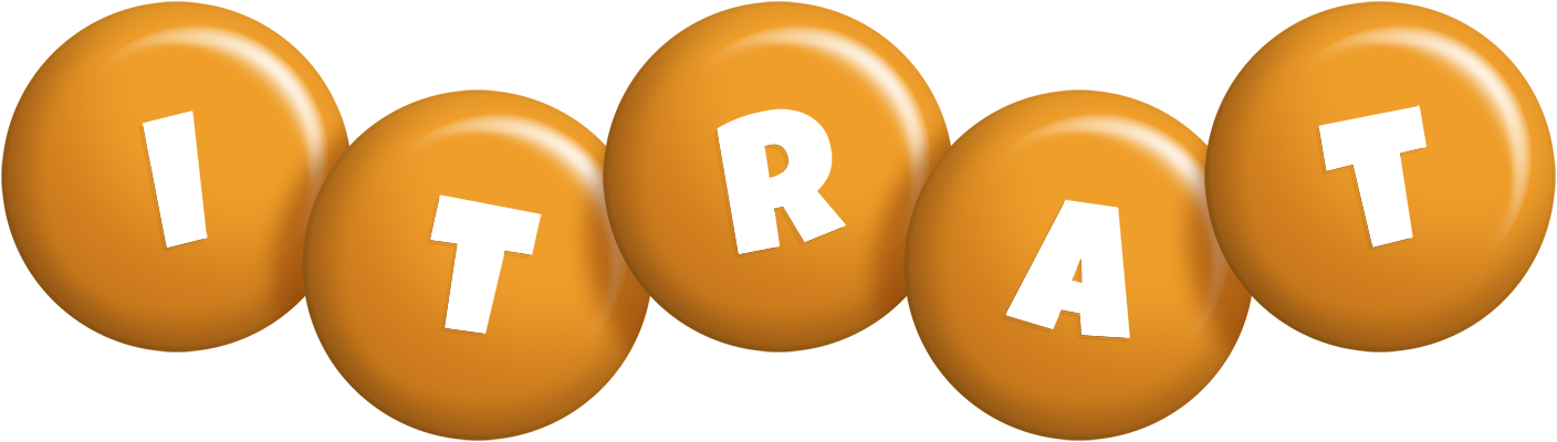 Itrat candy-orange logo