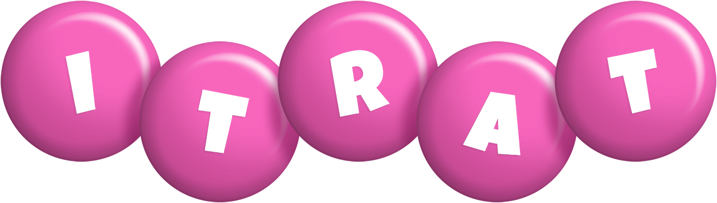 Itrat candy-pink logo