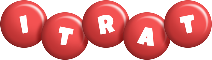 Itrat candy-red logo