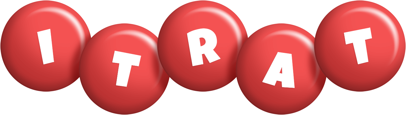 Itrat candy-red logo