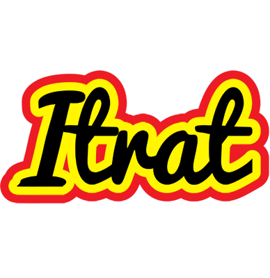 Itrat flaming logo