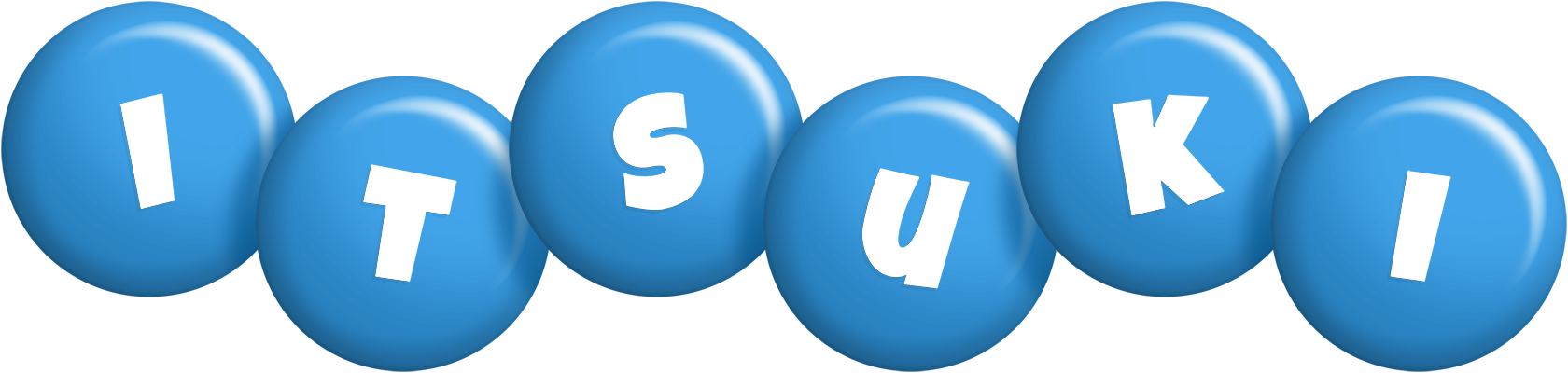 Itsuki candy-blue logo