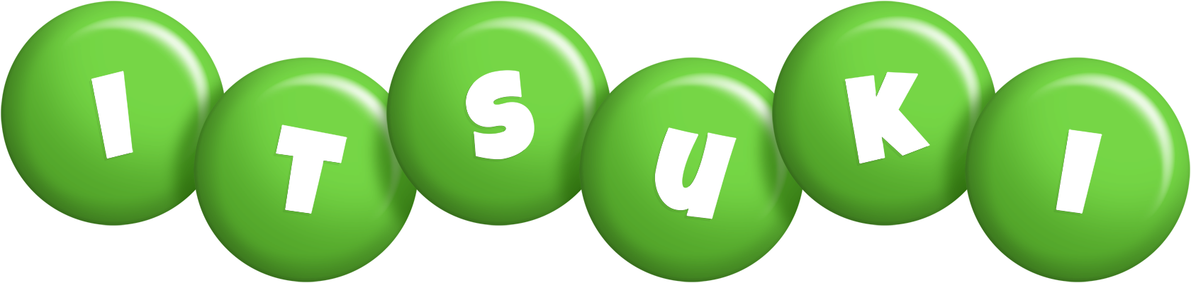 Itsuki candy-green logo