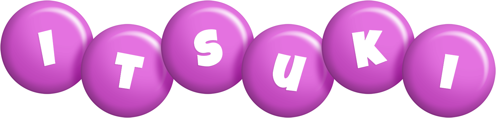 Itsuki candy-purple logo