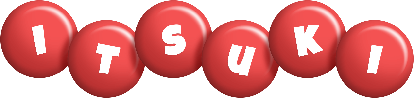 Itsuki candy-red logo