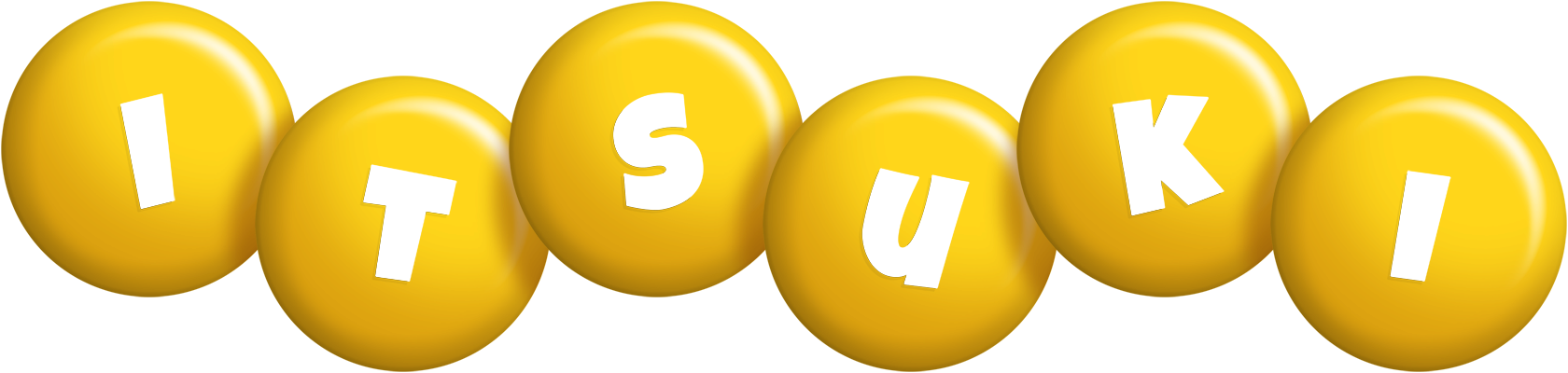 Itsuki candy-yellow logo
