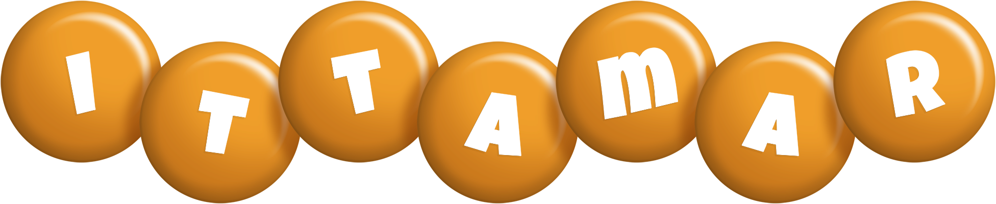 Ittamar candy-orange logo
